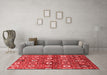 Industrial Red Washable Rugs