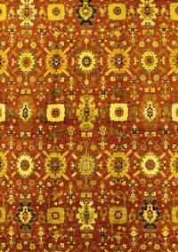 Oriental Yellow Industrial Rug, urb807yw