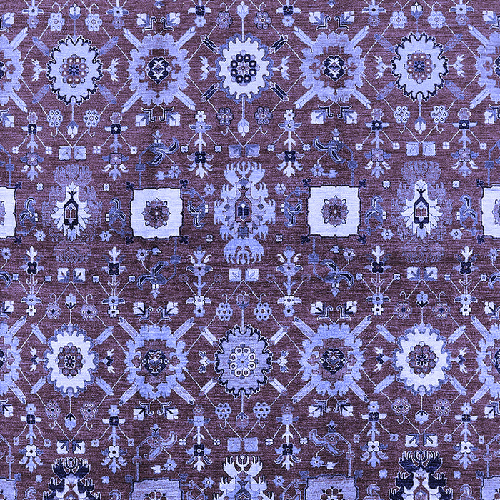 Oriental Blue Industrial Rug, urb807blu