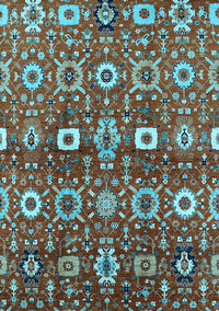 Oriental Light Blue Industrial Rug, urb807lblu