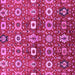 Square Oriental Pink Industrial Rug, urb807pnk