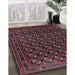 Machine Washable Industrial Modern Deep Red Rug in a Family Room, wshurb808