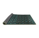 Sideview of Oriental Turquoise Industrial Rug, urb808turq