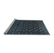 Sideview of Machine Washable Oriental Light Blue Industrial Rug, wshurb808lblu