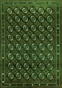 Oriental Green Industrial Rug, urb808grn