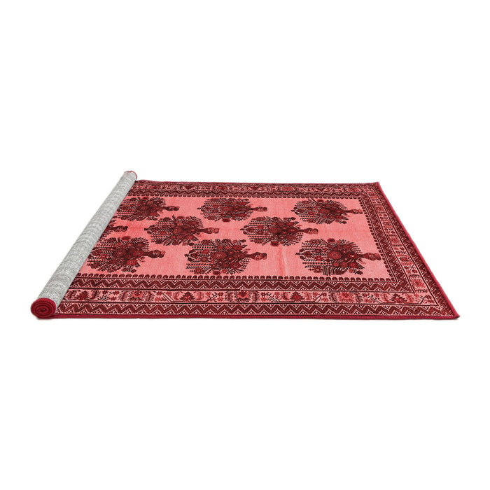 Industrial Red Washable Rugs