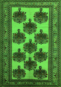 Oriental Green Industrial Rug, urb809grn