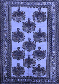 Oriental Blue Industrial Rug, urb809blu