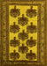 Oriental Yellow Industrial Rug, urb809yw