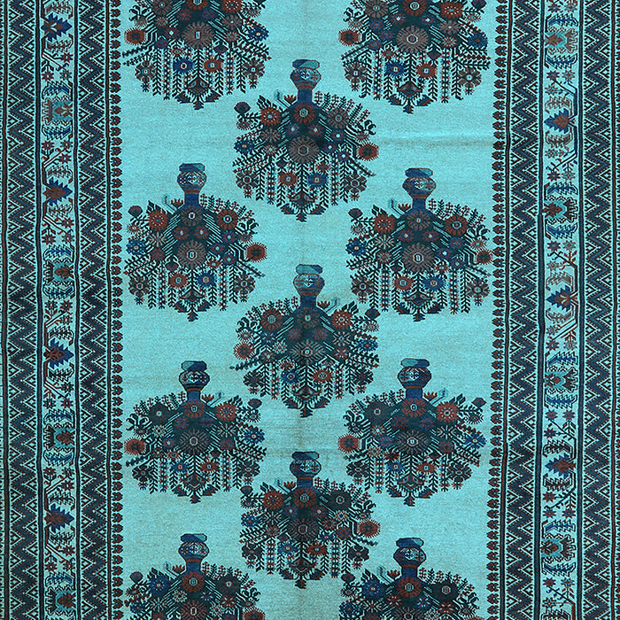 Oriental Light Blue Industrial Rug, urb809lblu