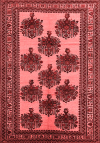 Oriental Red Industrial Rug, urb809red