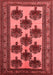 Oriental Red Industrial Area Rugs