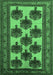 Oriental Emerald Green Industrial Rug, urb809emgrn