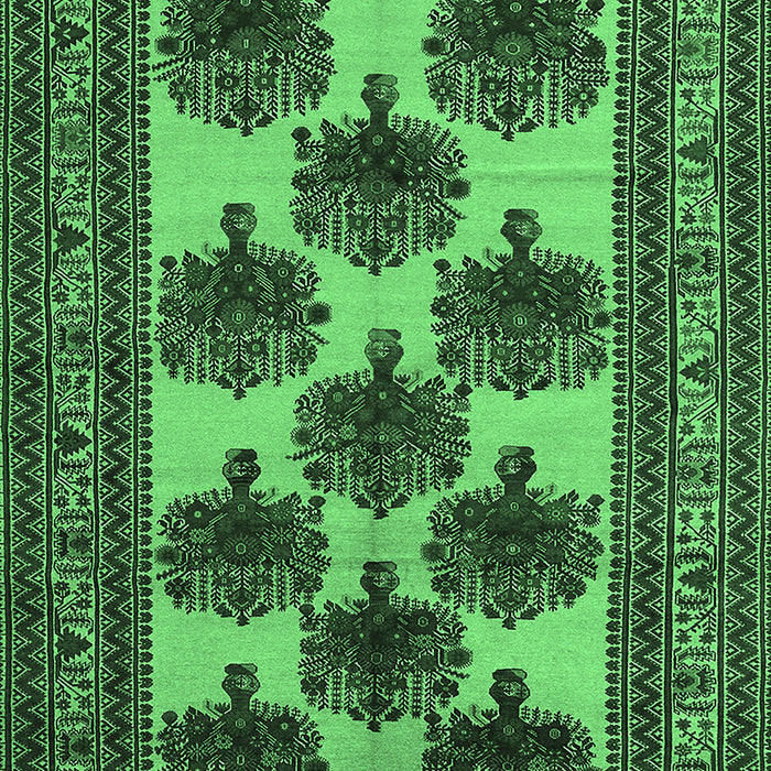Oriental Emerald Green Industrial Rug, urb809emgrn