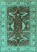 Oriental Turquoise Traditional Rug, urb810turq