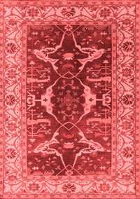 Oriental Red Traditional Rug, urb810red