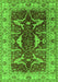 Oriental Green Traditional Rug, urb810grn