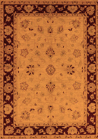 Oriental Orange Traditional Rug, urb811org