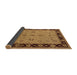 Sideview of Oriental Brown Traditional Rug, urb811brn