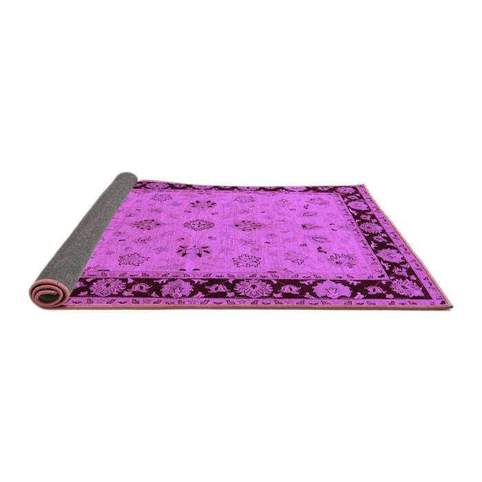 Sideview of Oriental Purple Traditional Rug, urb811pur