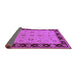 Sideview of Oriental Purple Traditional Rug, urb811pur