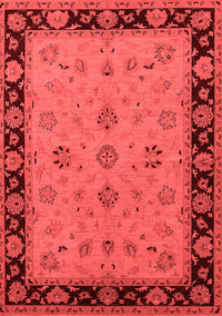 Oriental Red Traditional Rug, urb811red