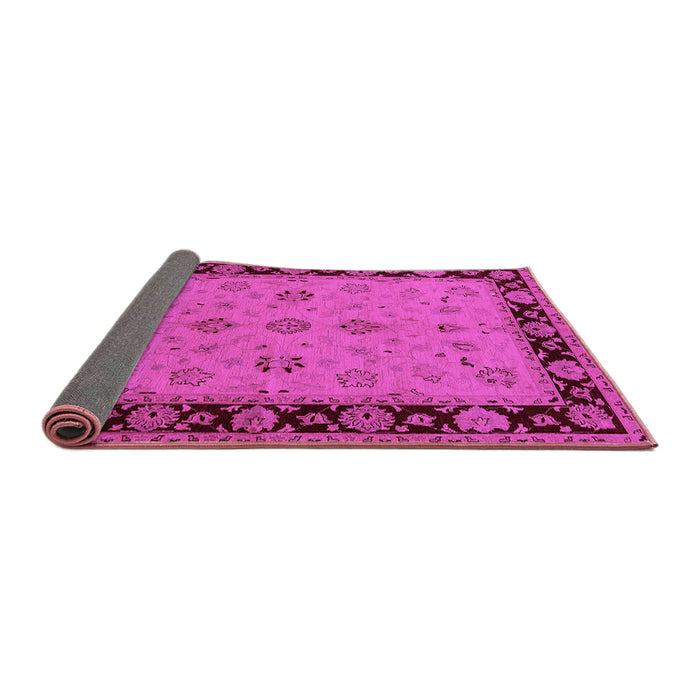 Sideview of Oriental Pink Traditional Rug, urb811pnk