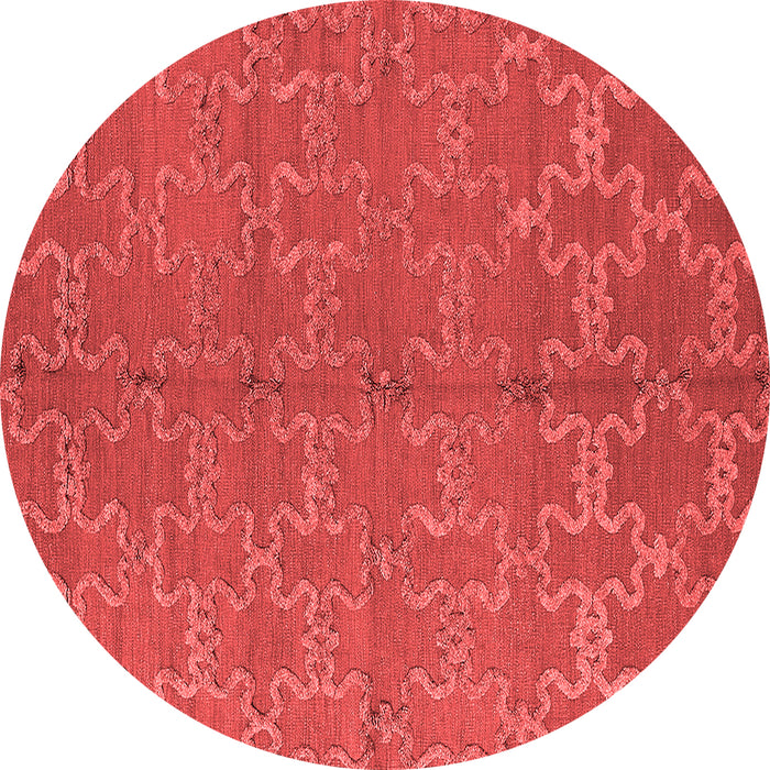Machine Washable Oriental Red Industrial Rug, wshurb812red