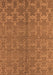 Machine Washable Oriental Orange Industrial Area Rugs, wshurb812org