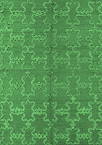 Oriental Emerald Green Industrial Rug, urb812emgrn