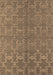 Machine Washable Oriental Brown Industrial Rug, wshurb812brn