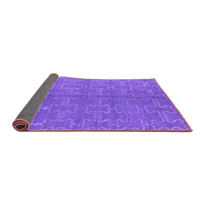 Sideview of Oriental Purple Industrial Rug, urb812pur