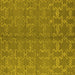 Square Oriental Yellow Industrial Rug, urb812yw