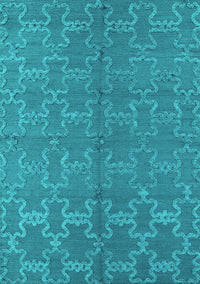 Oriental Turquoise Industrial Rug, urb812turq