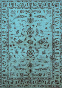 Oriental Light Blue Traditional Rug, urb813lblu