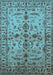 Oriental Light Blue Traditional Rug, urb813lblu