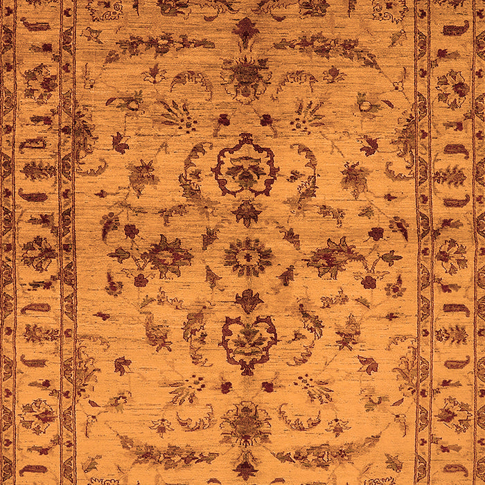 Oriental Orange Traditional Rug, urb813org