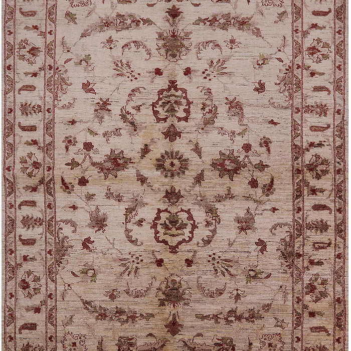 Mid-Century Modern Dark Salmon Pink Oriental Rug, urb813