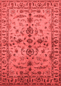 Oriental Red Traditional Rug, urb813red