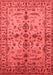 Oriental Red Traditional Area Rugs