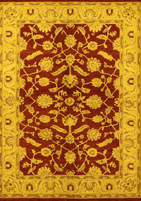 Oriental Yellow Traditional Rug, urb814yw