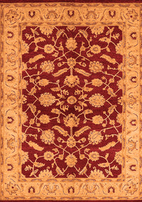 Oriental Orange Traditional Rug, urb814org