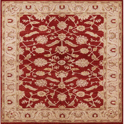 Square Machine Washable Industrial Modern Sandy Brown Rug, wshurb814