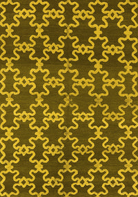 Oriental Yellow Industrial Rug, urb815yw