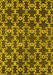 Oriental Yellow Industrial Rug, urb815yw