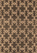 Oriental Brown Industrial Rug, urb815brn