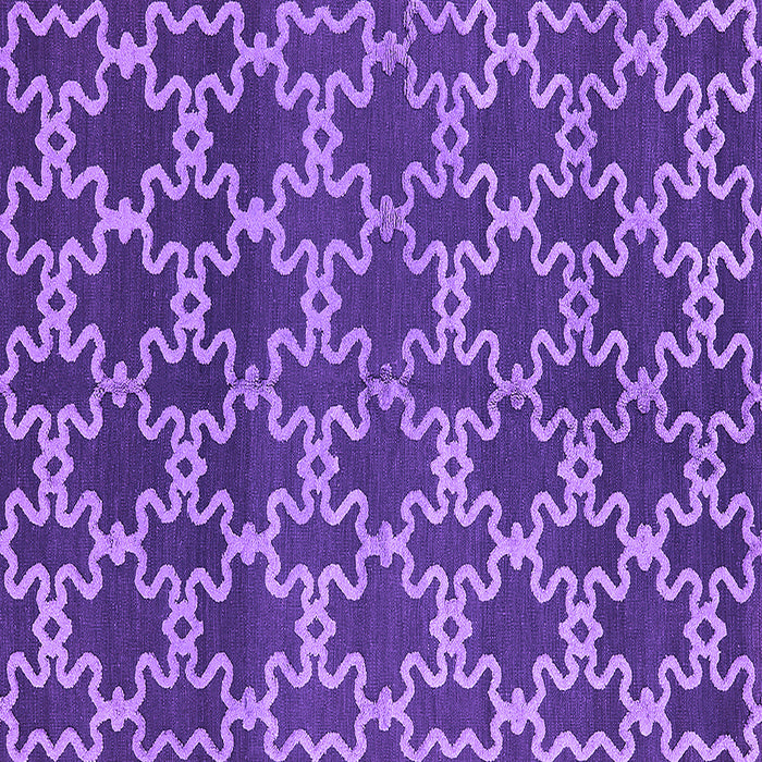 Square Machine Washable Oriental Purple Industrial Area Rugs, wshurb815pur