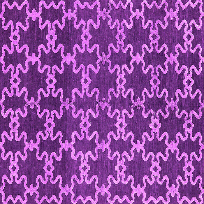 Square Machine Washable Oriental Pink Industrial Rug, wshurb815pnk