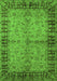 Oriental Green Traditional Rug, urb816grn