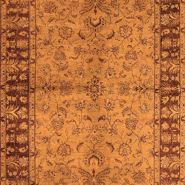 Oriental Orange Traditional Rug, urb816org